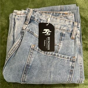 Women's Classic Blue Straight Leg Jeans